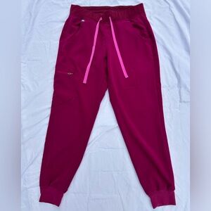 Figs Technical Collection Magenta mid rise Zamora Jogger Scrub Pants PO# 2191